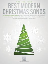 Best Modern Christmas Songs piano sheet music cover